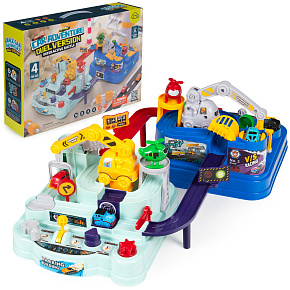 Lebula interaktivní překážková dráha + vozidla sjezd parkoviště Lebula interaktivní překážková dráha + vozidla sjezd parkoviště