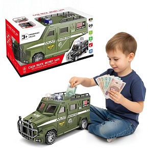 Lebula pokladnička sejf auto nákladní auto terénní světlo zvuk bankovky Lebula pokladnička sejf auto nákladní auto terénní světlo zvuk bankovky