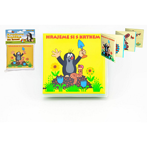 Rozkládací knížka Krtek plast 12x12cm v sáčku Rozkládací knížka Krtek plast 12x12cm v sáčku