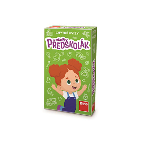 Chytré kvízy Mladší předškolák naučná společenská hra v krabičce 11,5x18x3,5cm