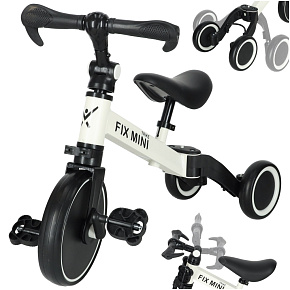 Odrážedlo Trike Fix Mini multifunkční kolo 3v1 bílé