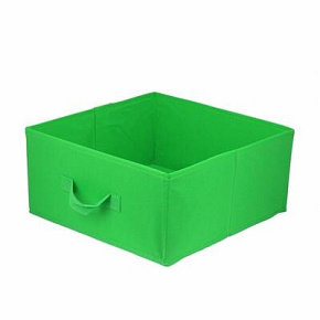 U Textilní krabice 31x31x15 zelená U Textilní krabice 31x31x15 zelená