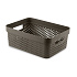 Úložný box INFINITY 11l recyklovaný plast hnědý