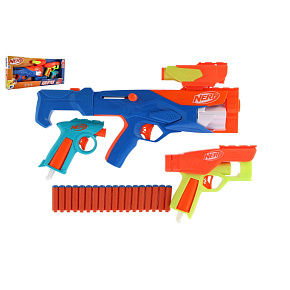 Sada Nerf N Series: Gear up + 18 pěnových nábojů v krabici 61x26x7cm Sada Nerf N Series: Gear up + 18 pěnových nábojů v krabici 61x26x7cm