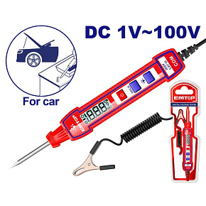 Tester automobilových obvodů DC 1-100V Tester automobilových obvodů DC 1-100V