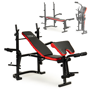 Bench Press Workout Bench with Preacher Curl Pad ModernHome Bench Press Workout Bench with Preacher Curl Pad ModernHome