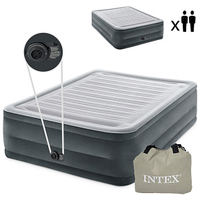 Matrace postel na spaní dvoulůžková s automatickou pumpou 203x152 cm INTEX 64418ND Matrace postel na spaní dvoulůžková s automatickou pumpou 203x152 cm INTEX 64418ND