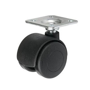 Nábytkové kolečko prům. 50mm/40kg, montážní deska Nábytkové kolečko prům. 50mm/40kg, montážní deska
