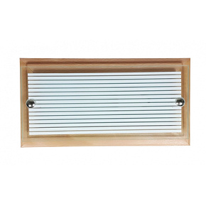 SANDRIA Nástěnné svítidlo 5518/20 světlá/sklo proužek