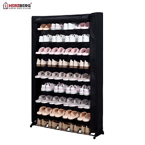 Herzberg HG-8077: 9patrový organizér na boty černý