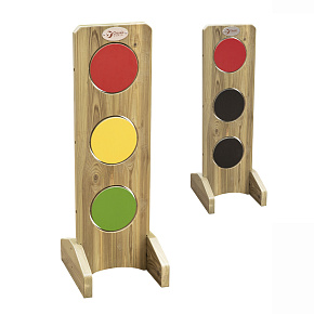 CLASSIC WORLD EDU Dřevěný Semafor XXL