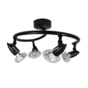 SANDRIA Bodové svítidlo Prima SP4 Spirála černá