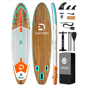 Lebula sup nafukovací deska na paddleboarding set 335 cm imitace dřeva Lebula sup nafukovací deska na paddleboarding set 335 cm imitace dřeva