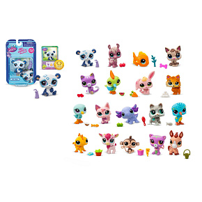 Figurka Littlest Pet Shop plast mix druhů na kartě 10x15,5cm Figurka Littlest Pet Shop plast mix druhů na kartě 10x15,5cm