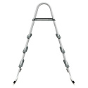 Oboustranný kovový žebřík do bazénu o výšce až 107 cm