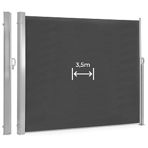 Folding Side Awning 350x180 cm Privacy Screen for Garden or Terrace Anthracite MultiGarden Folding Side Awning 350x180 cm Privacy Screen for Garden or Terrace Anthracite MultiGarden