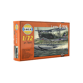 Model Letov Š-328 plast 19x14,4cm v krabici 25x14,5x5cm