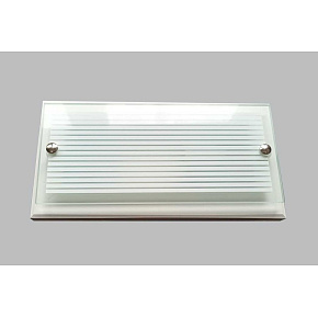 SANDRIA Svítidlo 5518/20 bílá/sklo proužek