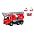 Auto hasiči s žebříkem Mercedes Arocs plast 47cm