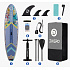 Lebula SUP deska nafukovací pro paddleboarding set 335 cm fialová s květinami