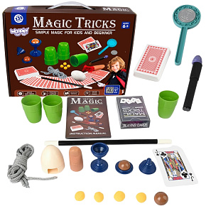 WOOPIE Sada Malého Kouzelníka Karty Iluze 135 Triků