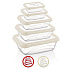 Herzberg 5dílná sada Bio Saver Box Ivory