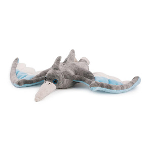 Pterosaur dinosaurus plyš 40x28cm šedivý 0m+