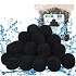 Lebula černé filtrační kuličky do pískové pumpy pro bazén, balení 700g nahrazuje 25kg písku