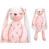 Plyšová maskotka růžový králík 35 cm
