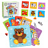 WOOPIE GREEN Dřevěná skládačka Kostky Zvířátka Montessori FSC 34 ks.