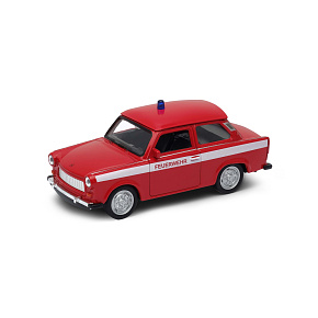 Auto Welly Trabant 601 Klasic kov/plast 11cm 1:34-39 na volný chod 4 barvy v krabičce 15x7x7cm