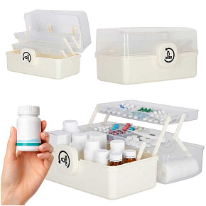 Organizér na léky, kontejner, krabička, lékárnička, velká XL na zámek, skříňka 29x19x15,5 cm Organizér na léky, kontejner, krabička, lékárnička, velká XL na zámek, skříňka 29x19x15,5 cm