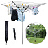 Garden clothes dryer, 60 m drying space + mounting auger, ModernHome