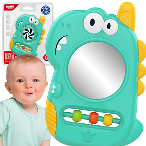 WOOPIE BABY Senzorická hračka Kousátko Zrcátko Dino WOOPIE BABY Senzorická hračka Kousátko Zrcátko Dino