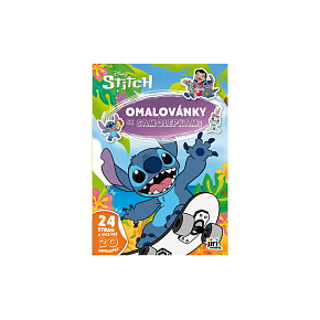 Omalovánky se samolepkami A4 Lilo & Stitch