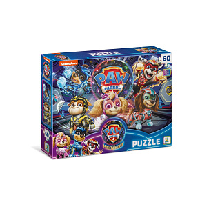 Puzzle Tlapková patrola/Paw Patrol 23x32cm 60 dílků v krabičce 15x18x6cm