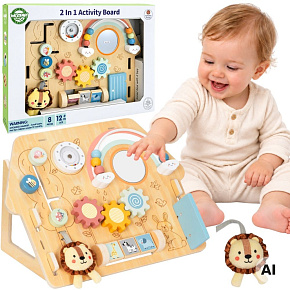 WOOPIE GREEN Manipulační vzdělávací senzorická tabule Domeček Montessori 2v1 8 ks. WOOPIE GREEN Manipulační vzdělávací senzorická tabule Domeček Montessori 2v1 8 ks.