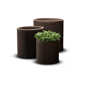 Cylinder květináče sada S / M / L Cylinder květináče sada S / M / L