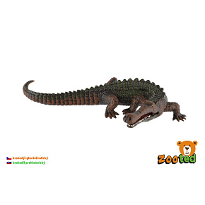 Krokodýl ghariál indický plast 17cm