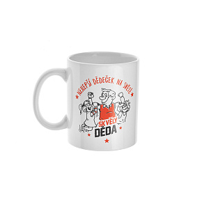 Dárkový keramický hrnek 300ml - Skvělý děda