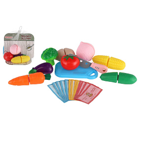 Zelenina krájecí s prkénkem plast v síťce 18x15cm