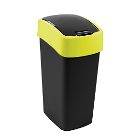Odpadkový koš FLIP BIN 45l černý/žlutý Odpadkový koš FLIP BIN 45l černý/žlutý