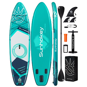 Lebula sup nafukovací deska na paddleboarding set 335 cm modrá Lebula sup nafukovací deska na paddleboarding set 335 cm modrá