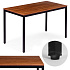 Stůl do kuchyně jídelny pro 4-5 osob, počítačový stůl 120x60 cm ModernHome