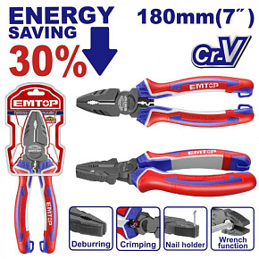 Kleště kombinované 180 mm (úspora síly 30%) Kleště kombinované 180 mm (úspora síly 30%)