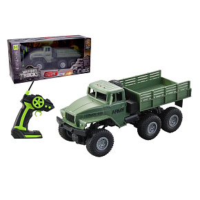 Auto RC vojenské na dálkové ovládání 27MHz 21cm na dob. pack + baterie se světlem v krabici 43x20cm Auto RC vojenské na dálkové ovládání 27MHz 21cm na dob. pack + baterie se světlem v krabici 43x20cm