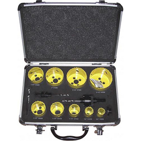 Sada HSS korunkové vrtáky Bi-metal 19 - 64 mm 13ks