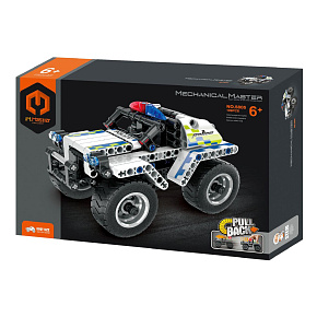 Stavebnice iM.MASTER policejní auto na zpětné natažení plast 199 dílků v krabici 29x20x6cm Stavebnice iM.MASTER policejní auto na zpětné natažení plast 199 dílků v krabici 29x20x6cm