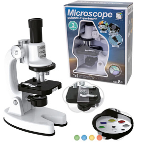 Lebula mikroskop vzdělávací pro děti zvětšení až 1200x vědecká sada jako dárek