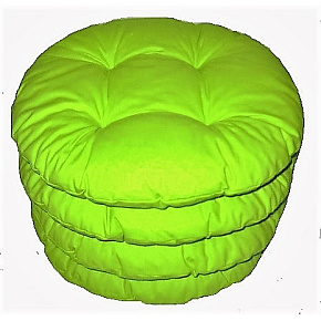 VERATEX Sedák prošívaný průměr 55cm (ilustrační foto) žlutozelený,cihlový, oranžový, sv. VERATEX Sedák prošívaný průměr 55cm (ilustrační foto) žlutozelený,cihlový, oranžový, sv.